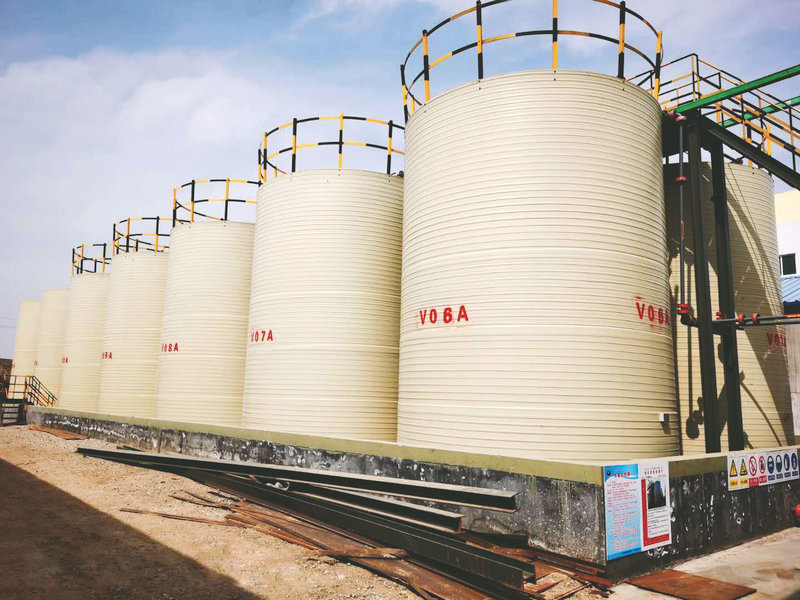 PPH、HDPE防腐纏繞儲罐塔器